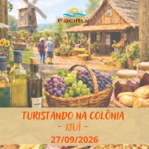 Turistando na Colônia - 29 de Setembro 2026