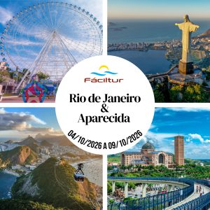 Rio de Janeiro e Aparecida – Outubro 2026